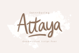 Attaya: A Fun and Lovely Typeface for Playful Designs