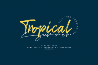 Bringing Warmth to Your Designs: A Complete Guide to the Tropical Summer Font Collection