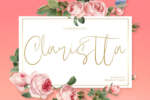 Claristta: A Handcrafted Font with Graceful Ligatures