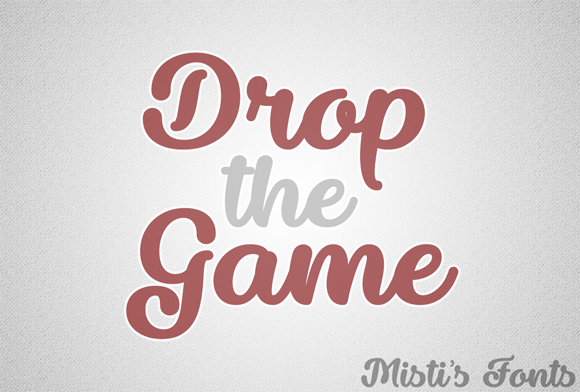 Drop the Game: Bold Typography for Impactful Design