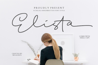 Elista: Where Smooth Paths Meet Strong Strokes in Modern Handwriting Design