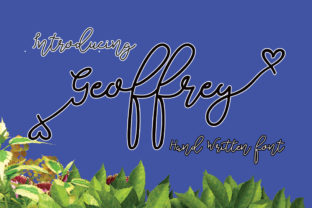 Geoffrey: A Comic-Meets-Handwritten Typeface