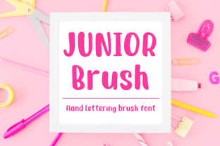 Junior Brush: A Clean, Hand-Brushed Typeface for Authentic Design