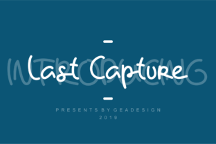 Last Capture: A Natural Typeface for Standout Design