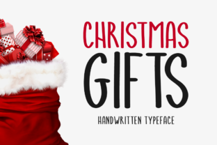 Meet Christmas Gifts: A Festive Handwritten Typeface