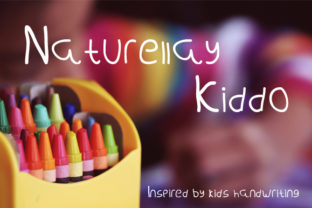 Naturellay Kiddo: A Font That Brings Handwritten Childhood Charm to Real Projects
