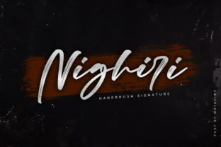 Nighiri: A Classy Handbrush Signature Typeface That Speaks Softly and Carries Real Visual Weight