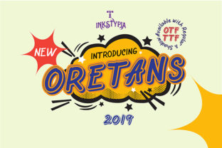 Oretans: A Handwritten Typeface That Brings Playful Depth to Real Projects