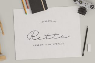 Retta: The Feminine Handwritten Font with Flowing Curves