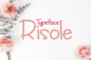 Risole: A Cool Handcrafted Typeface for Holiday Crafts