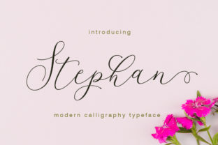 The Artistic Versatility of Stephan: A Handwritten Typeface That Brings Calligraphic Soul to Modern Projects