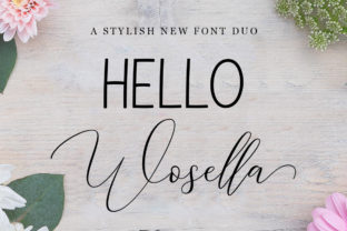 Wosella Duo: A Bold Typographic Pairing That Commands Attention